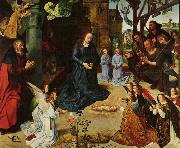 Hugo van der Goes Adoration of the Shepherds (mk08) oil